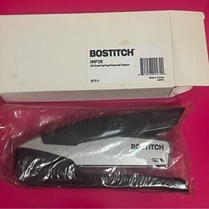 Bostitch Black and Silver Stapler